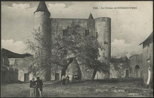 Le château de Noirmoutier, vu de la cour intérieure.